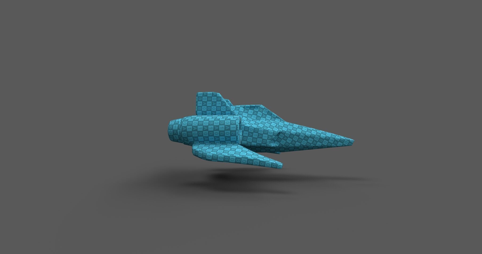 AstraNova Starfighter Low-poly 3D model_29