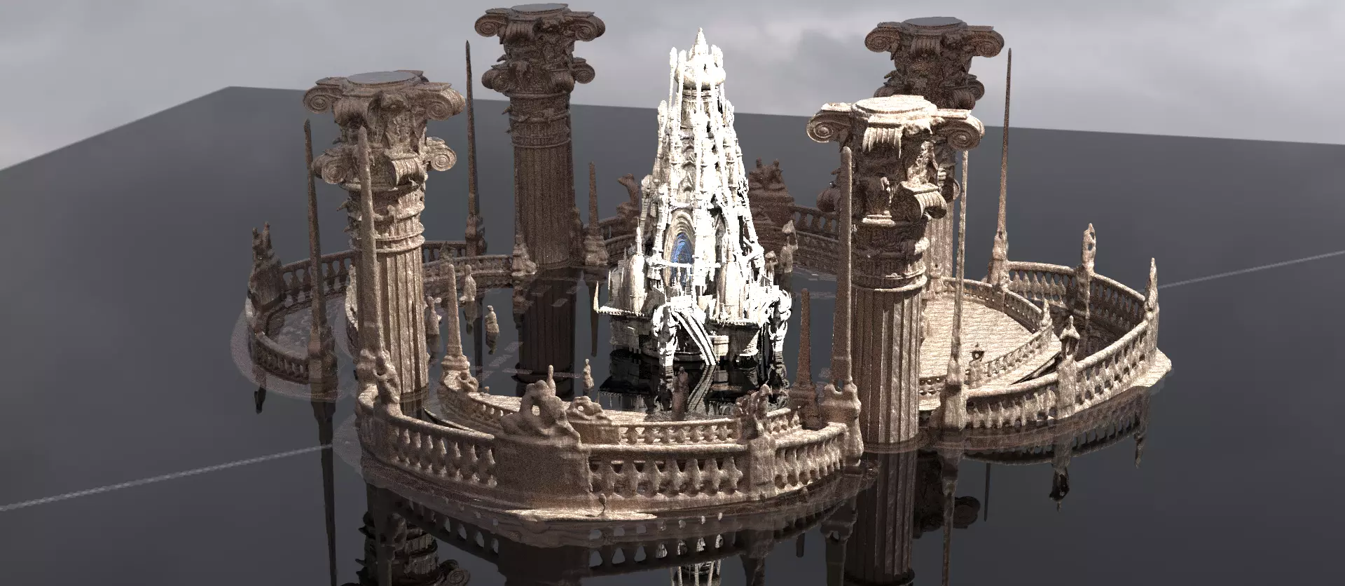 Corinth Grand Tower  3D model_0