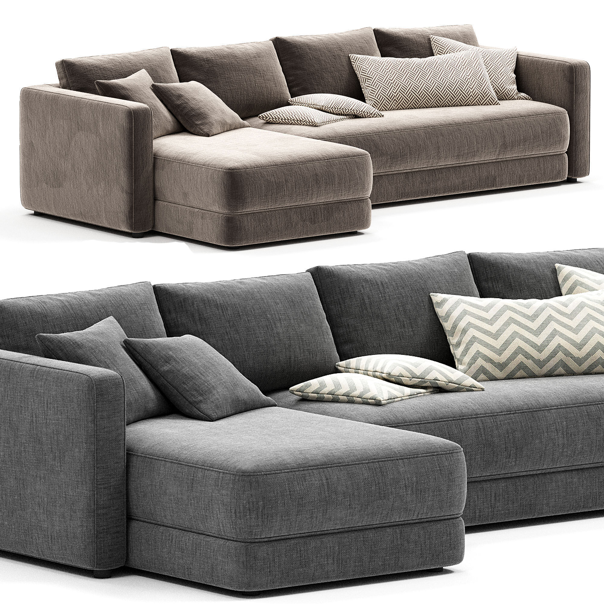 Scale Pre configured Sofa 3D model_5