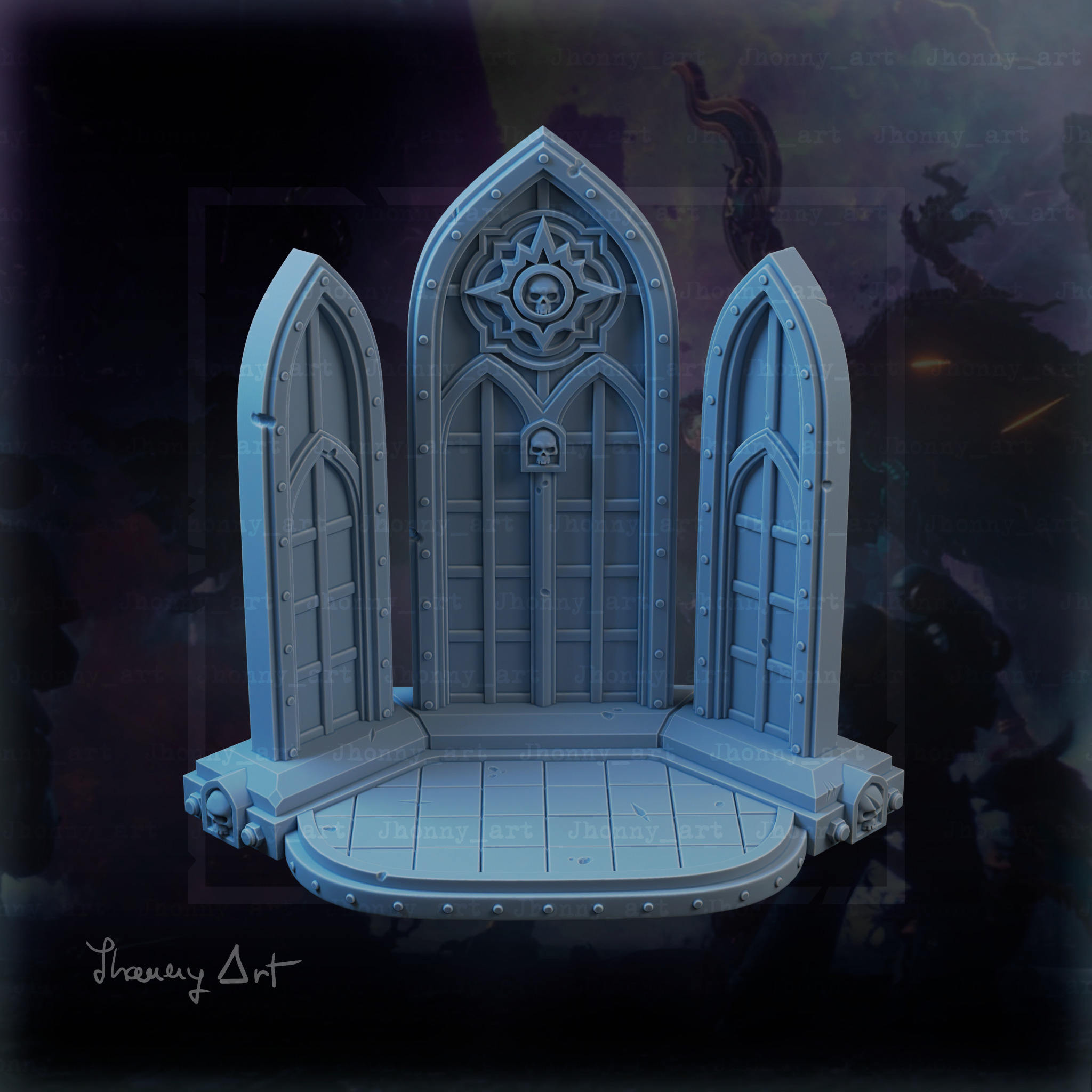 Imperial Church diorama 3D print model_1