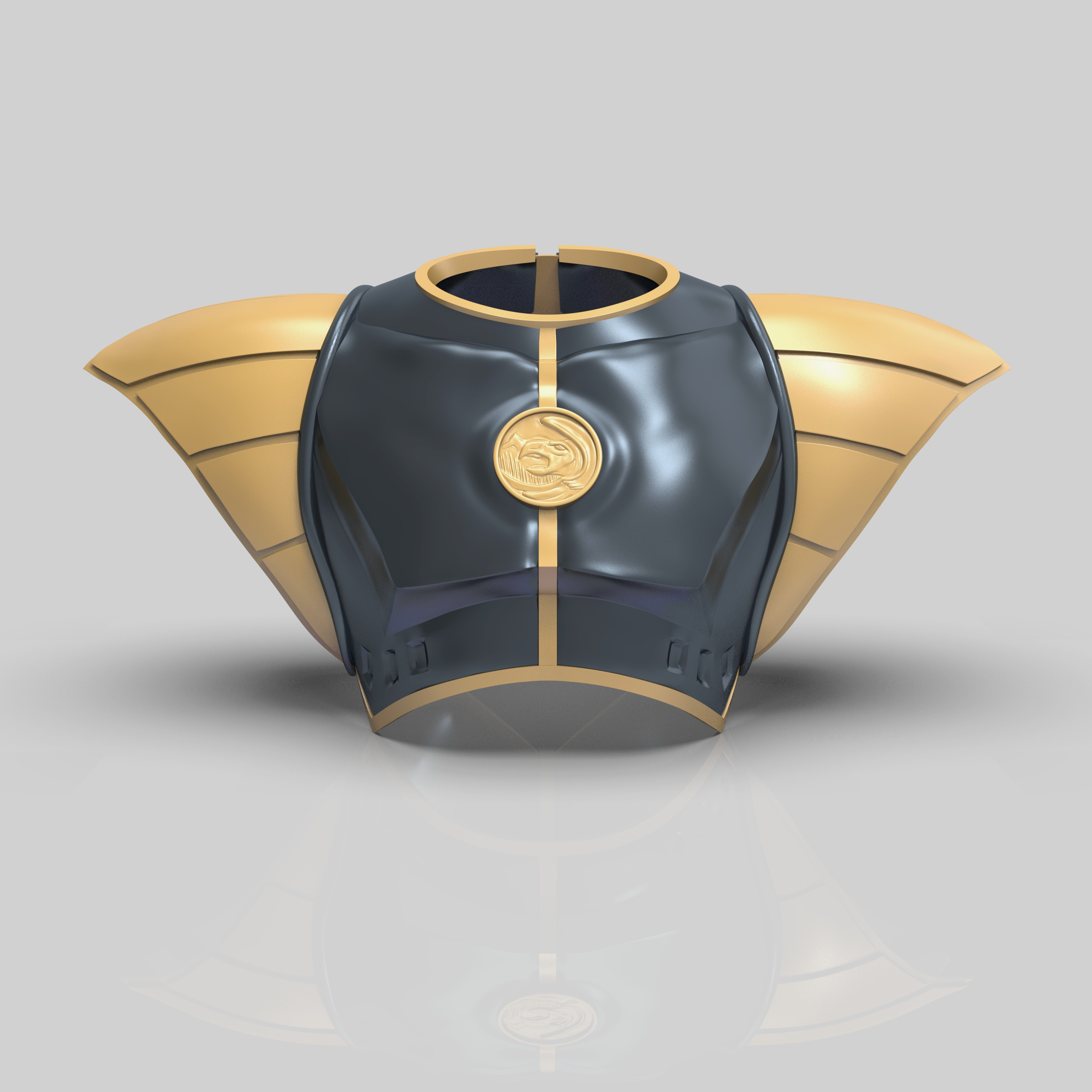 WHITE RANGER SHIELD - POWER RANGER 3D print model_1
