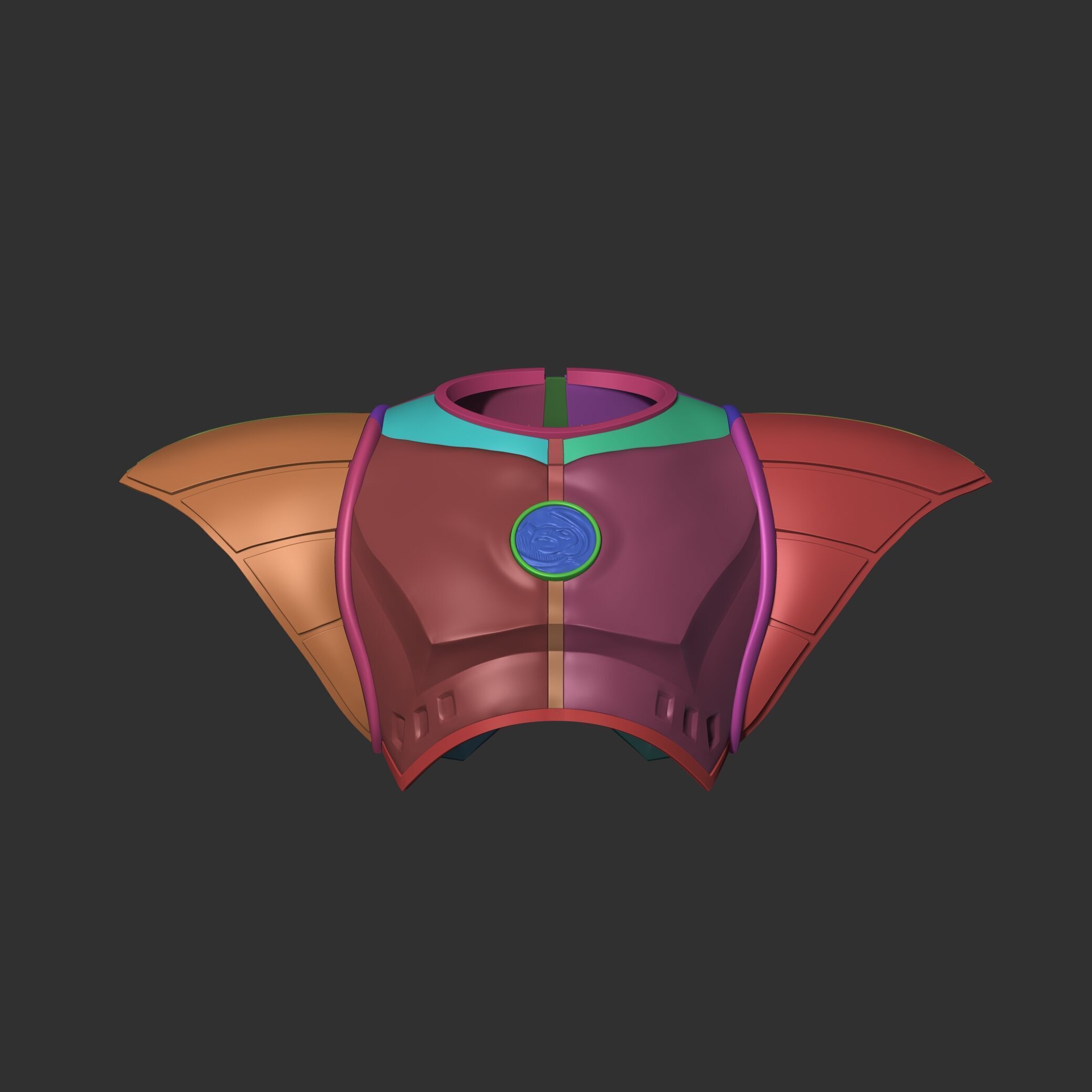 WHITE RANGER SHIELD - POWER RANGER 3D print model_5