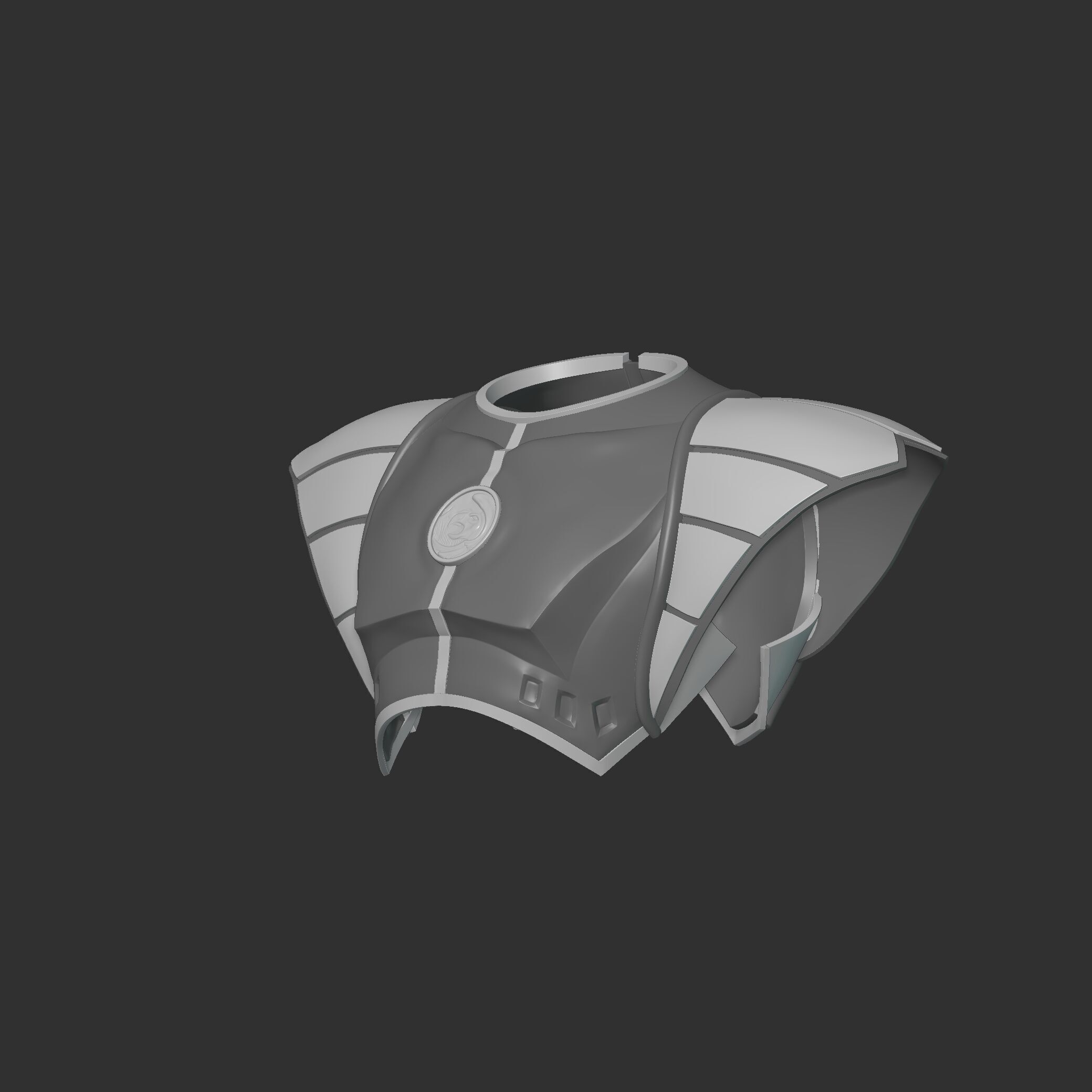 WHITE RANGER SHIELD - POWER RANGER 3D print model_7