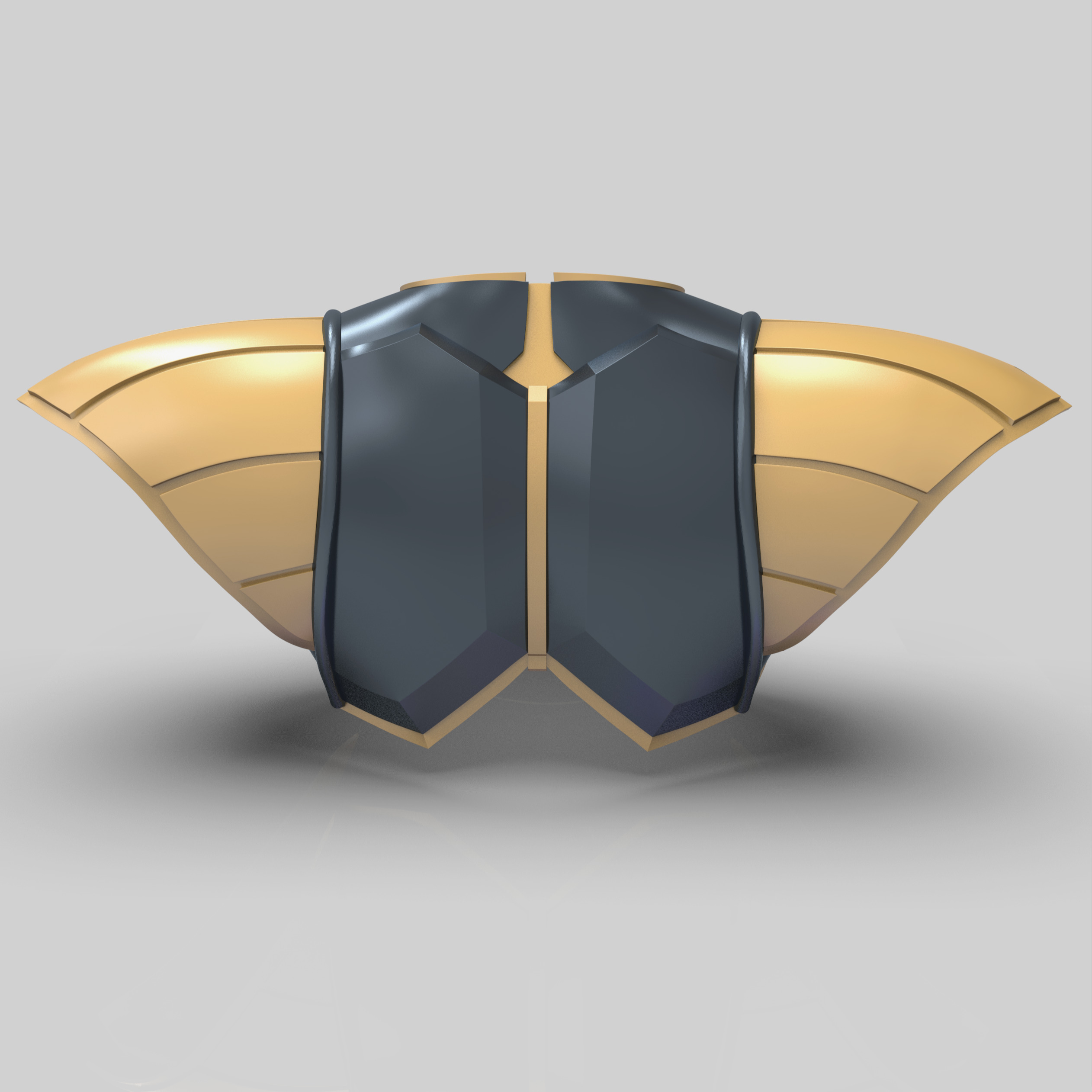 WHITE RANGER SHIELD - POWER RANGER 3D print model_3