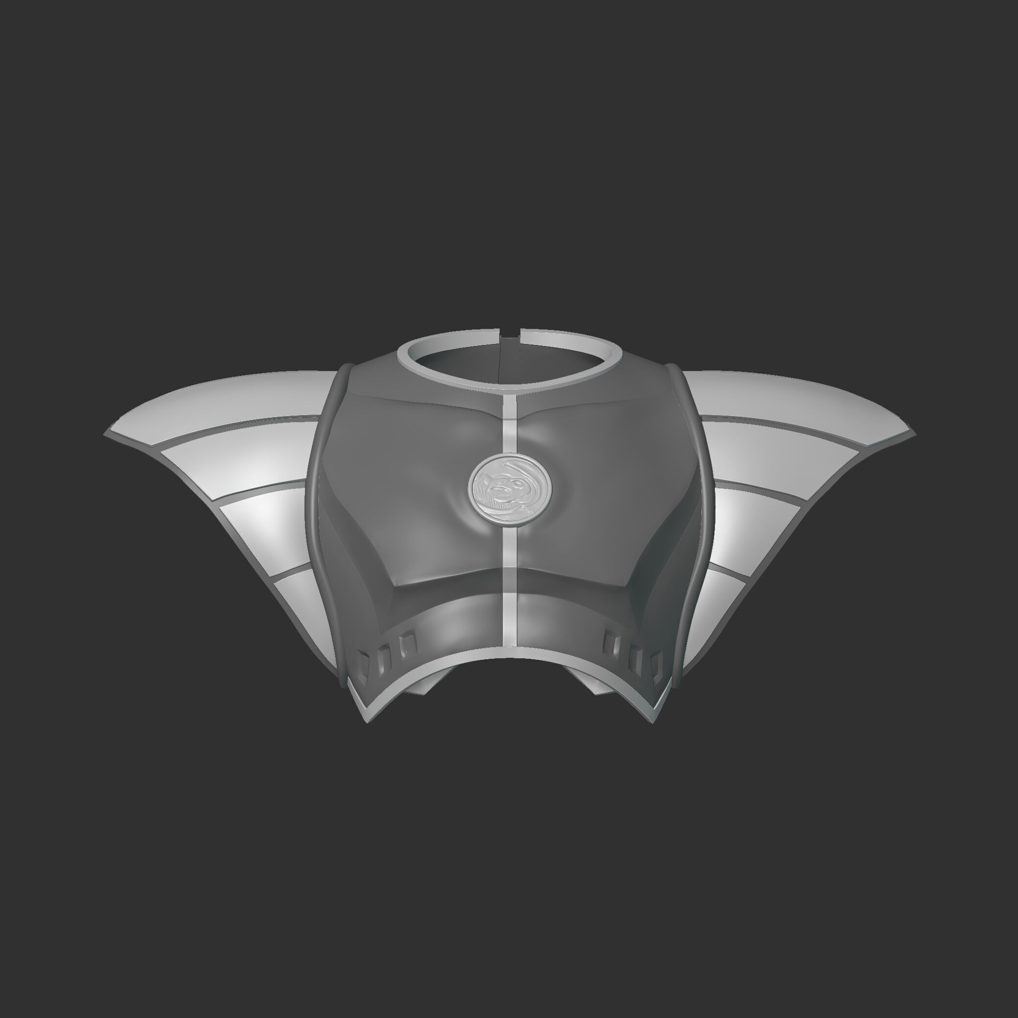 WHITE RANGER SHIELD - POWER RANGER 3D print model_6