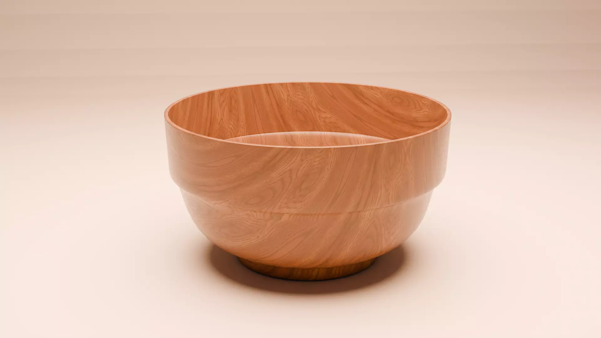 Japanese Miso Soup Bowl Low-poly 3D model
