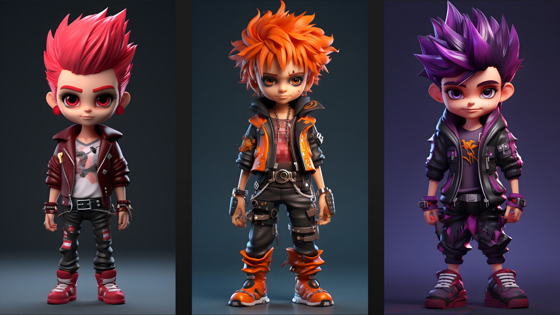 3d chibi model 3D model_2