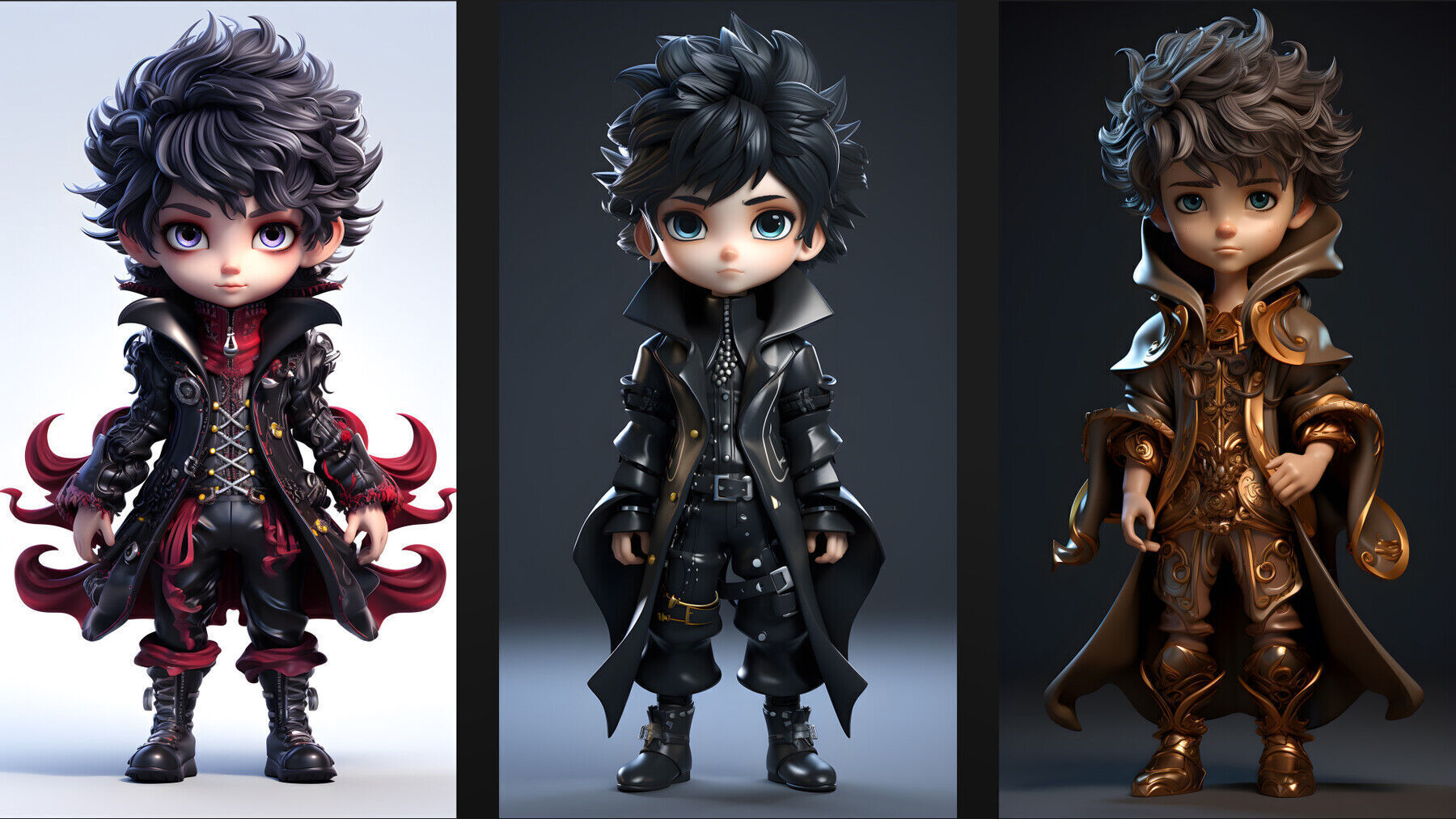 3d chibi model 3D model_5