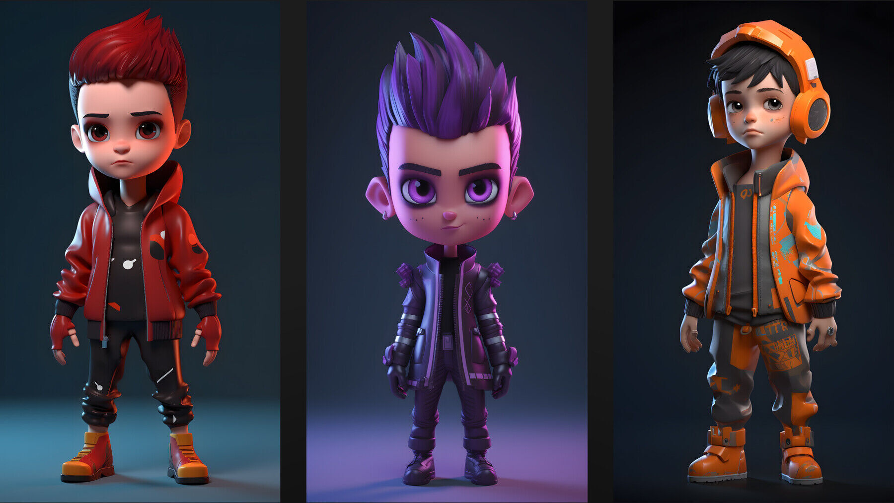 3d chibi model 3D model_8