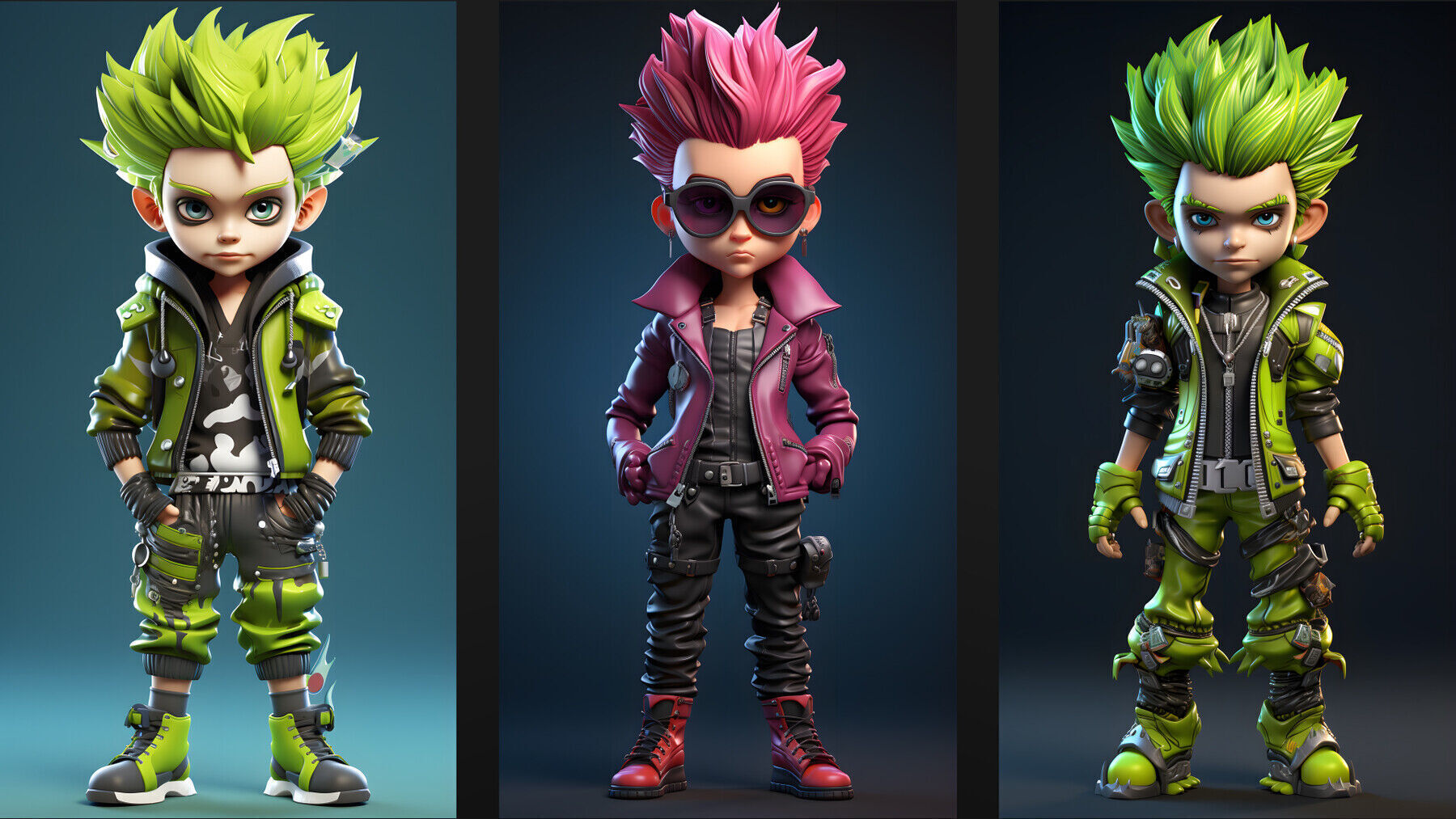 3d chibi model 3D model_1