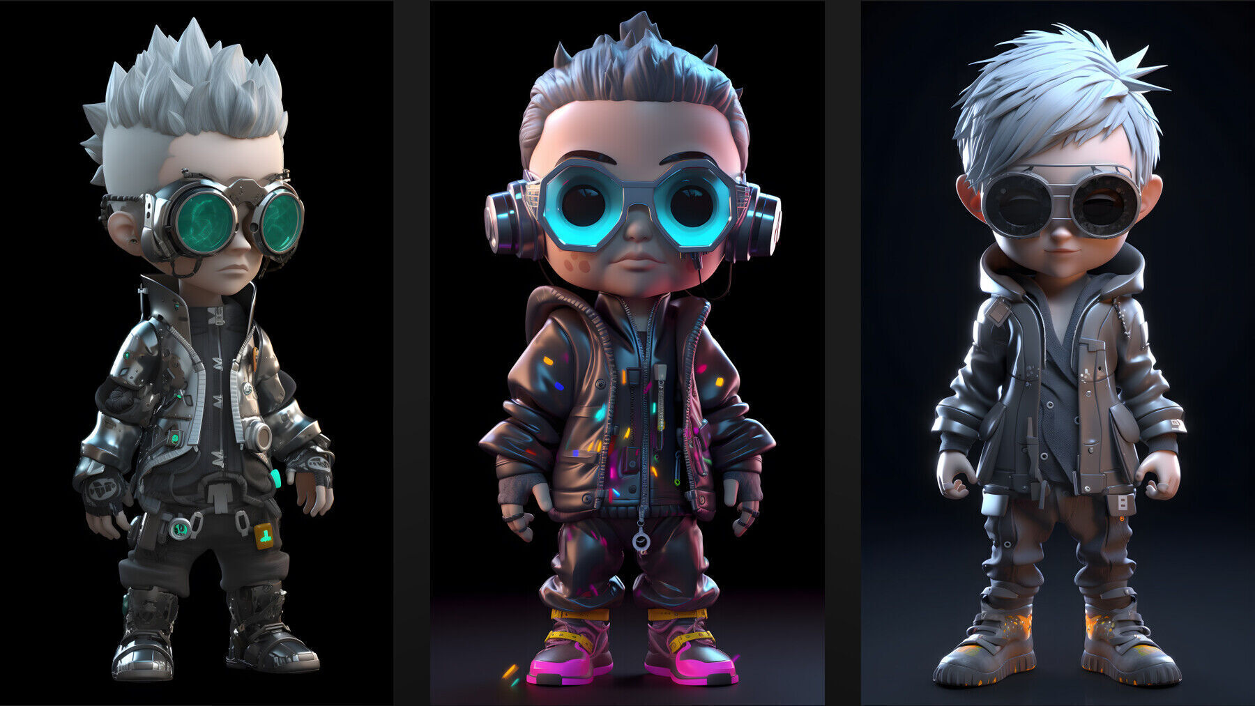 3d chibi model 3D model_9