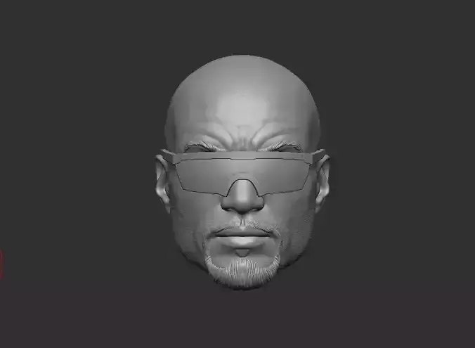 MK1 Darrius Headsculpt for Action Figures