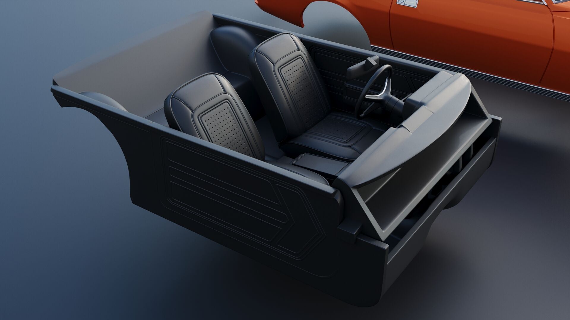 AMC AMX 1968 3D print model_28