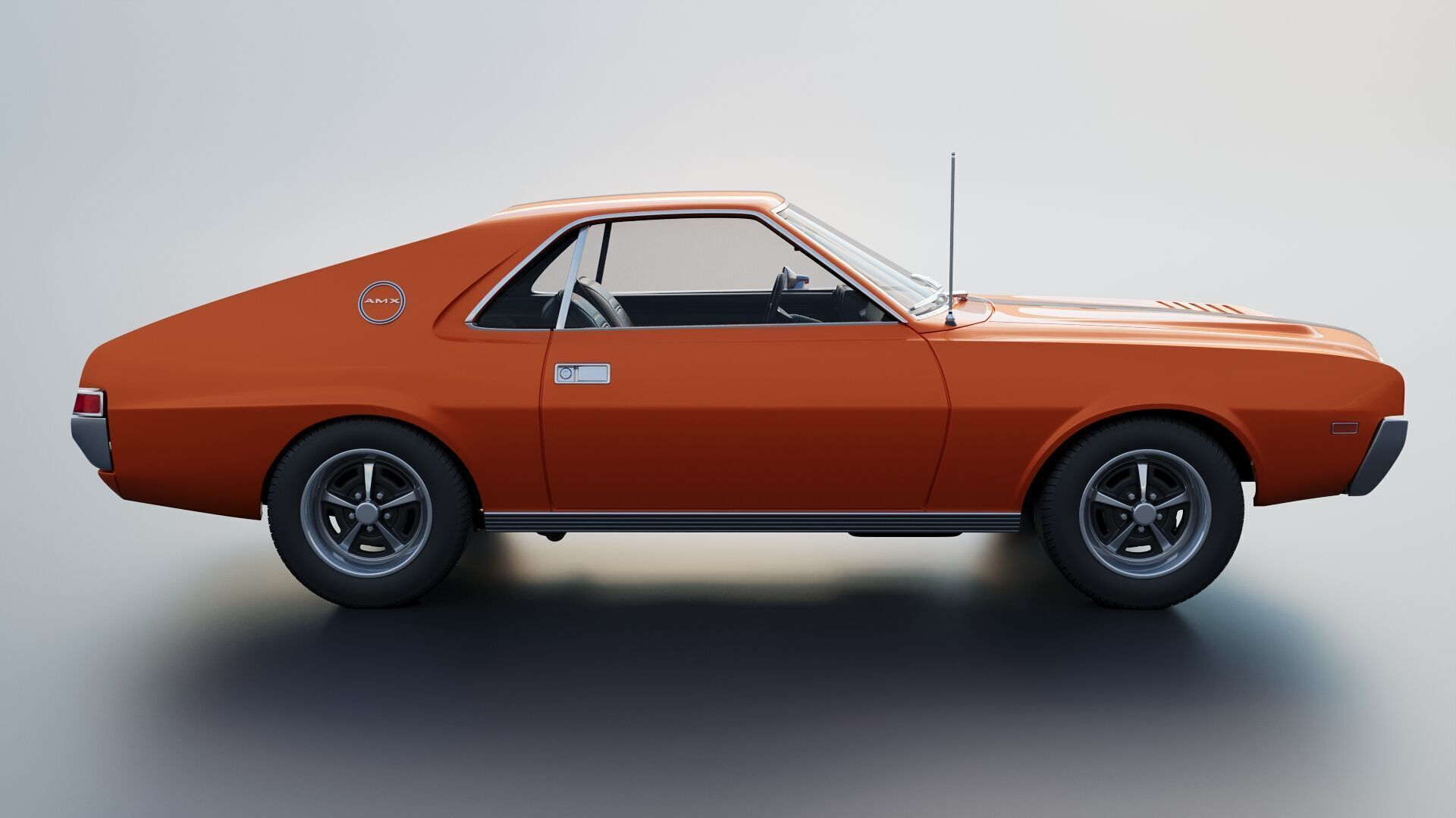 AMC AMX 1968 3D print model_12