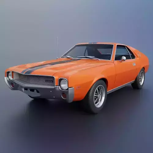 AMC AMX 1968 3D print model