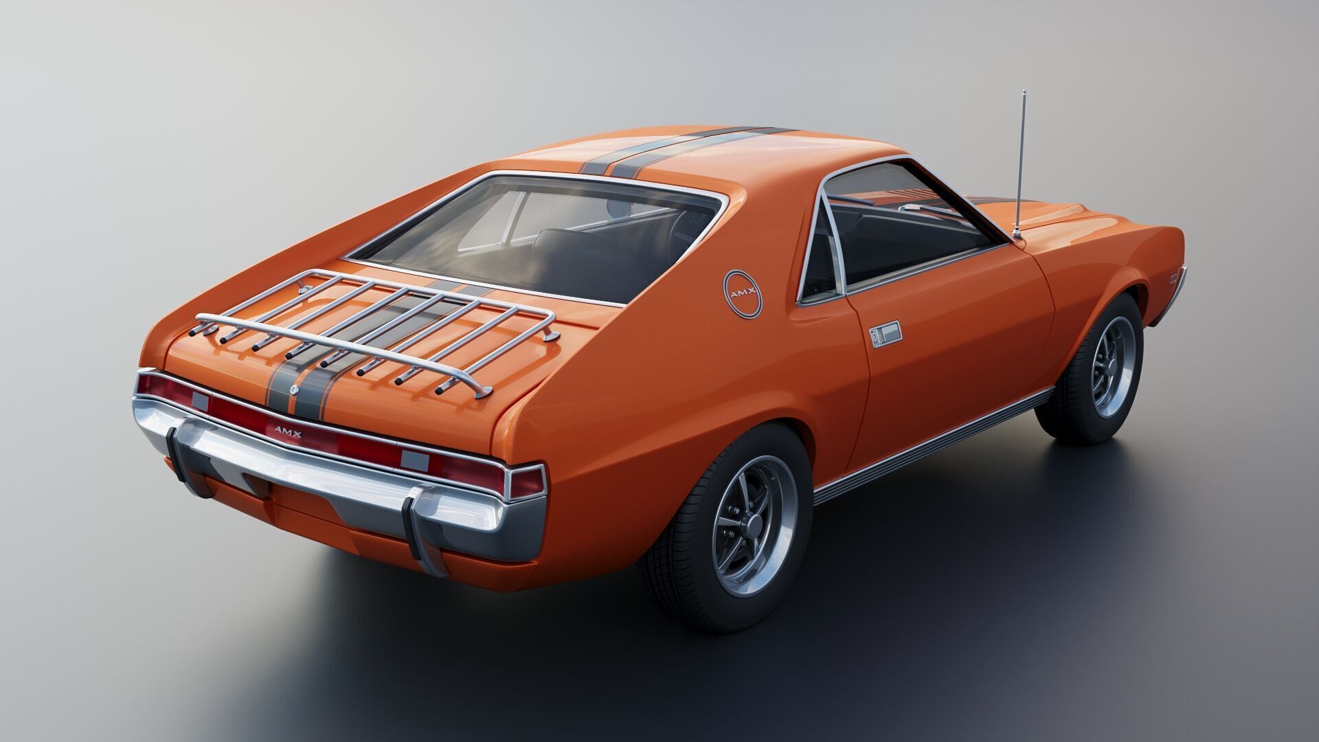 AMC AMX 1968 3D print model_8