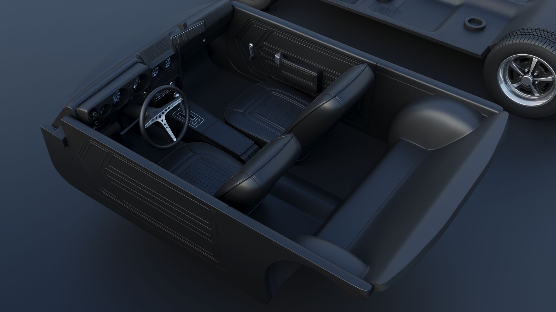 AMC AMX 1968 3D print model_30