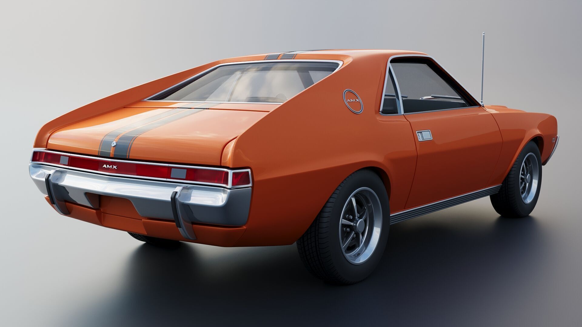 AMC AMX 1968 3D print model_10