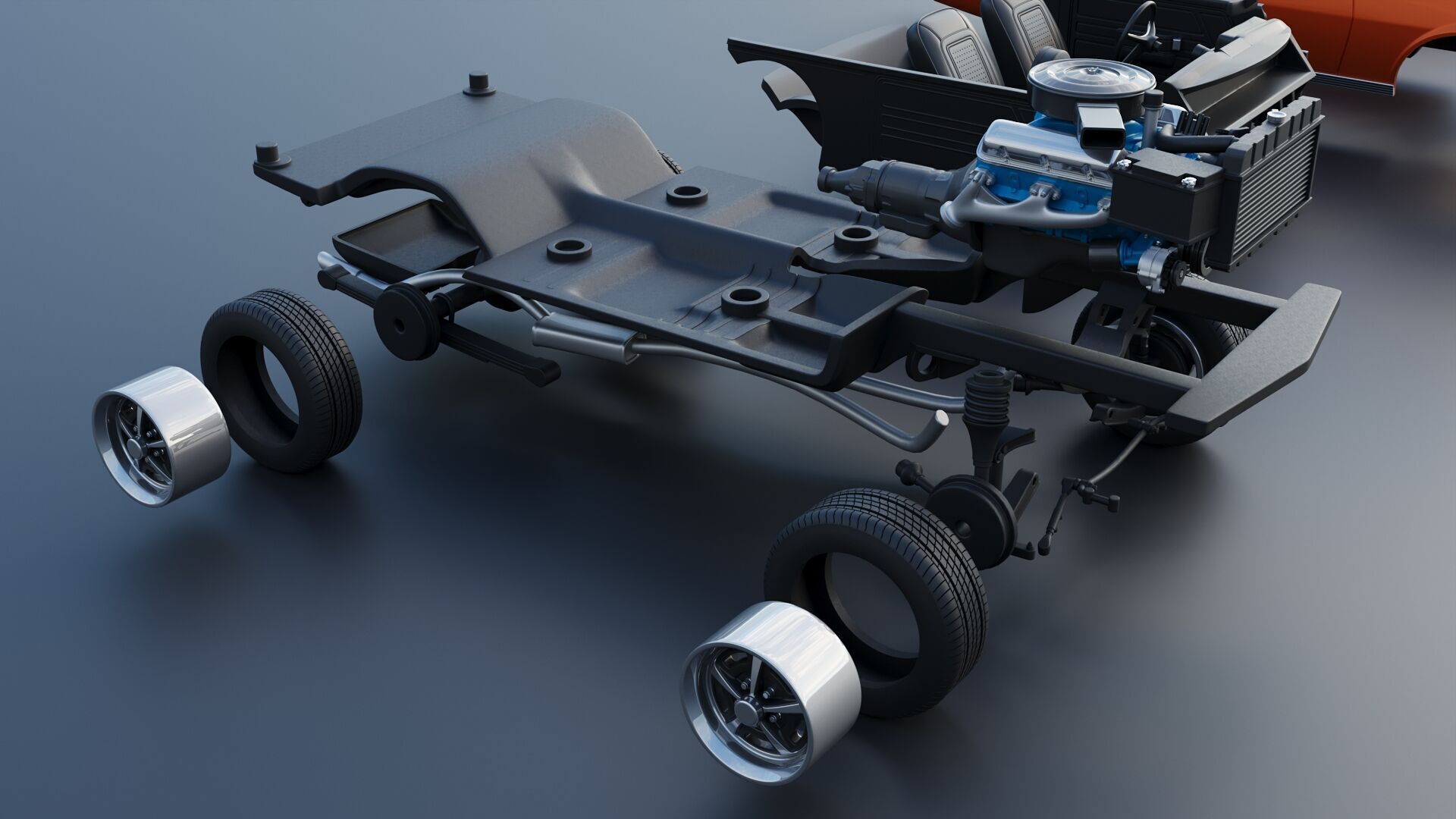 AMC AMX 1968 3D print model_34