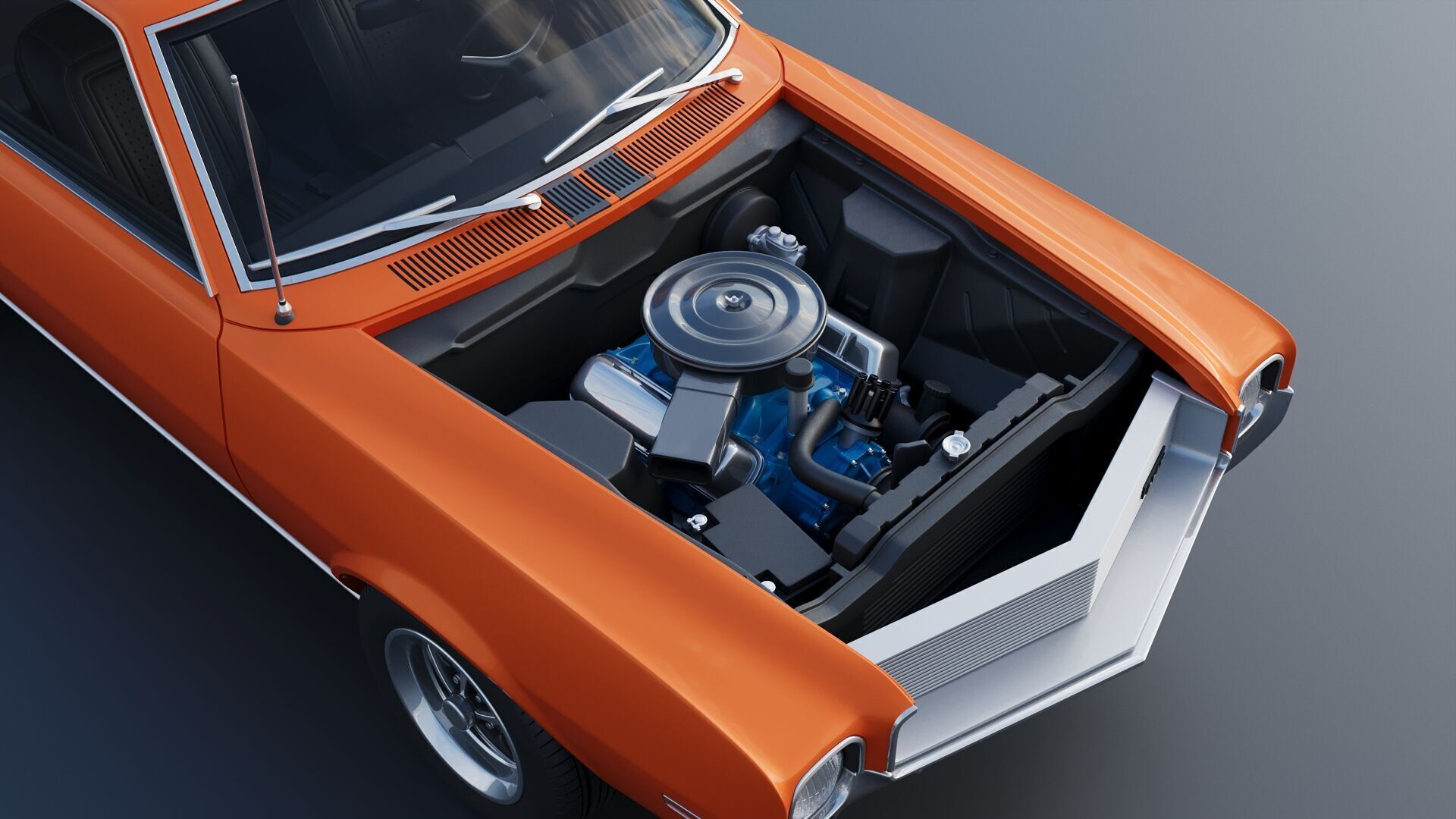 AMC AMX 1968 3D print model_20