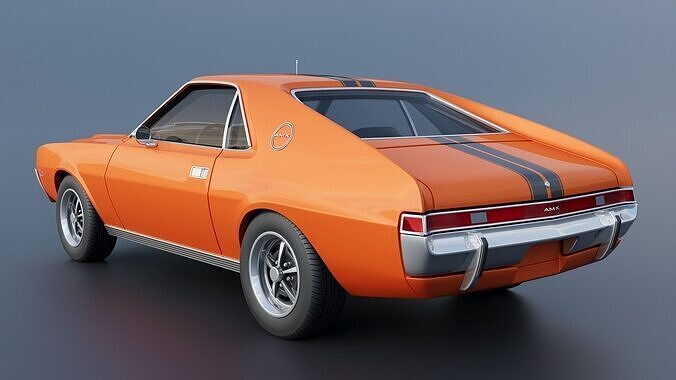 AMC AMX 1968 3D print model 5