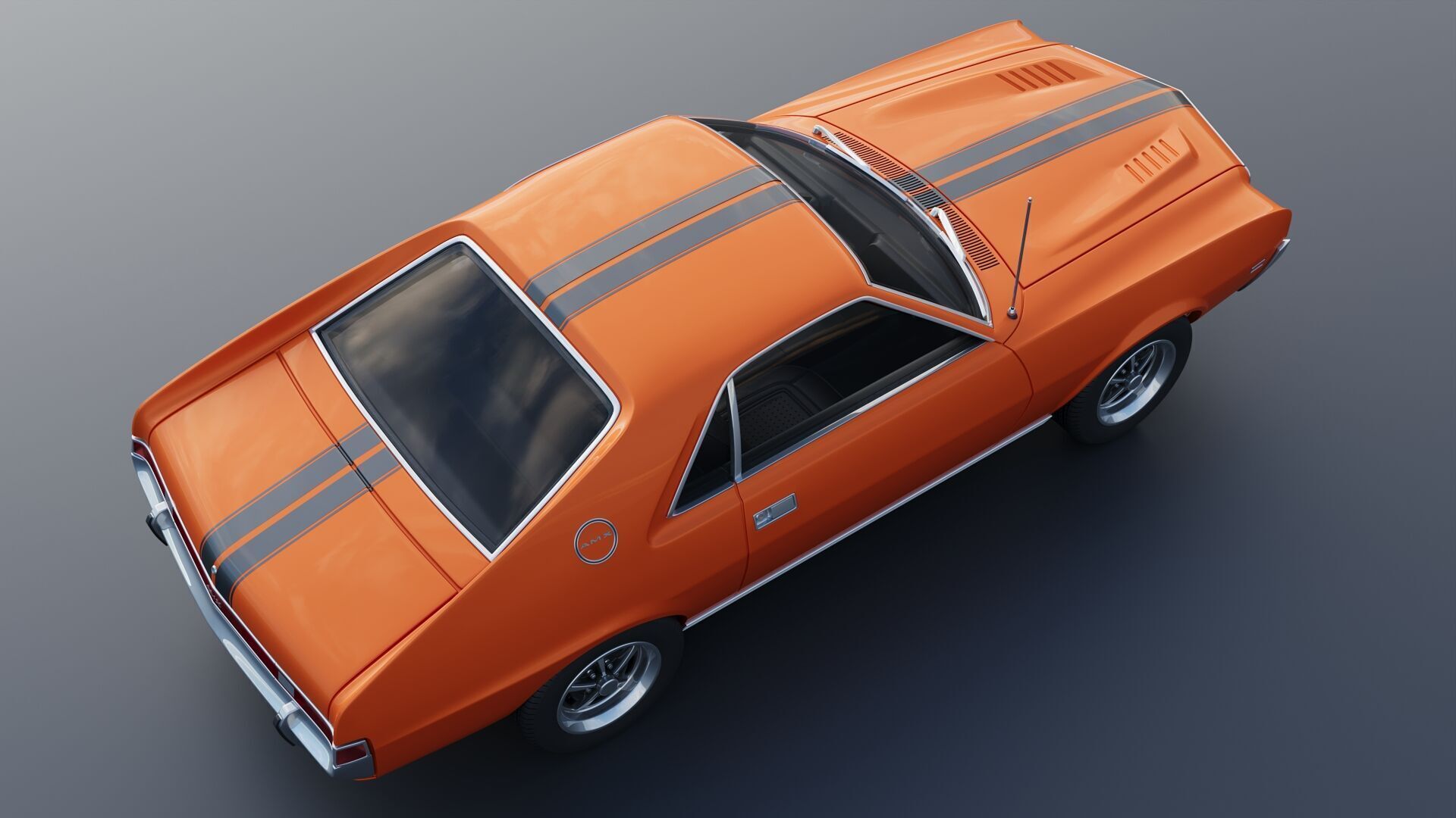 AMC AMX 1968 3D print model_11