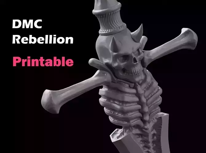 Devil May Cry - Rebellion Sword - Printable