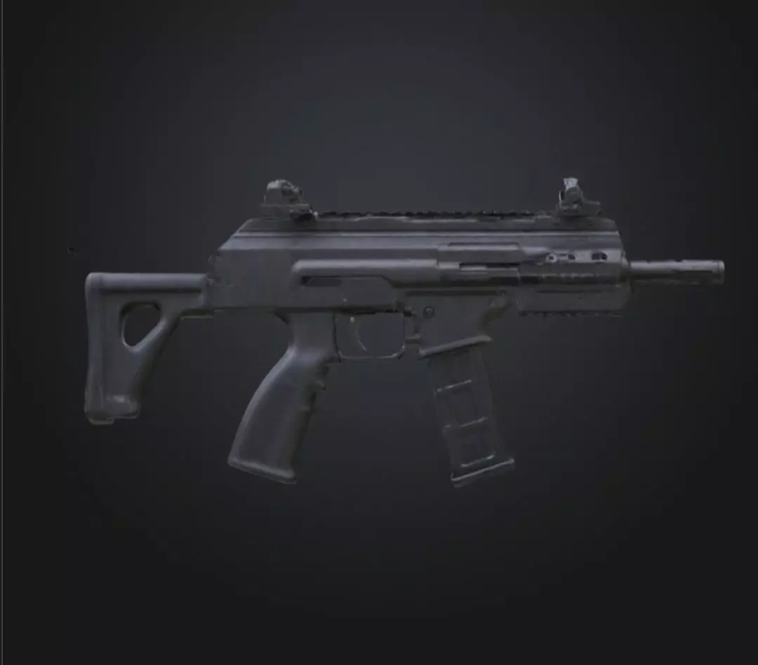 g36 assault rifle- game ready 3D model_0