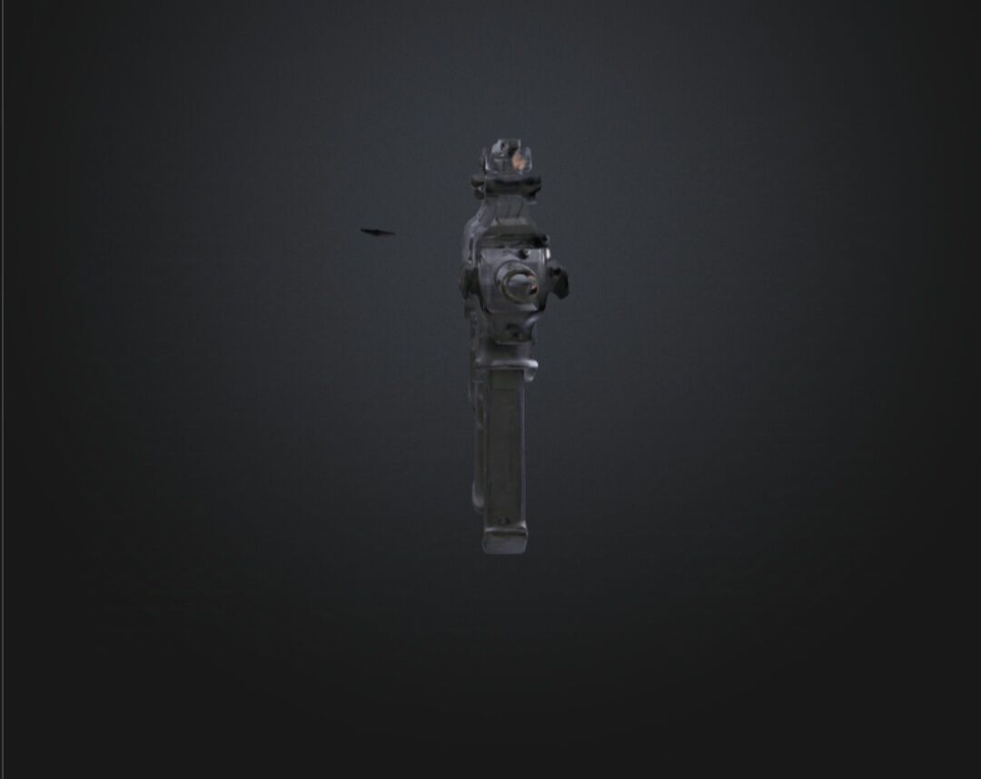 g36 assault rifle- game ready 3D model_2