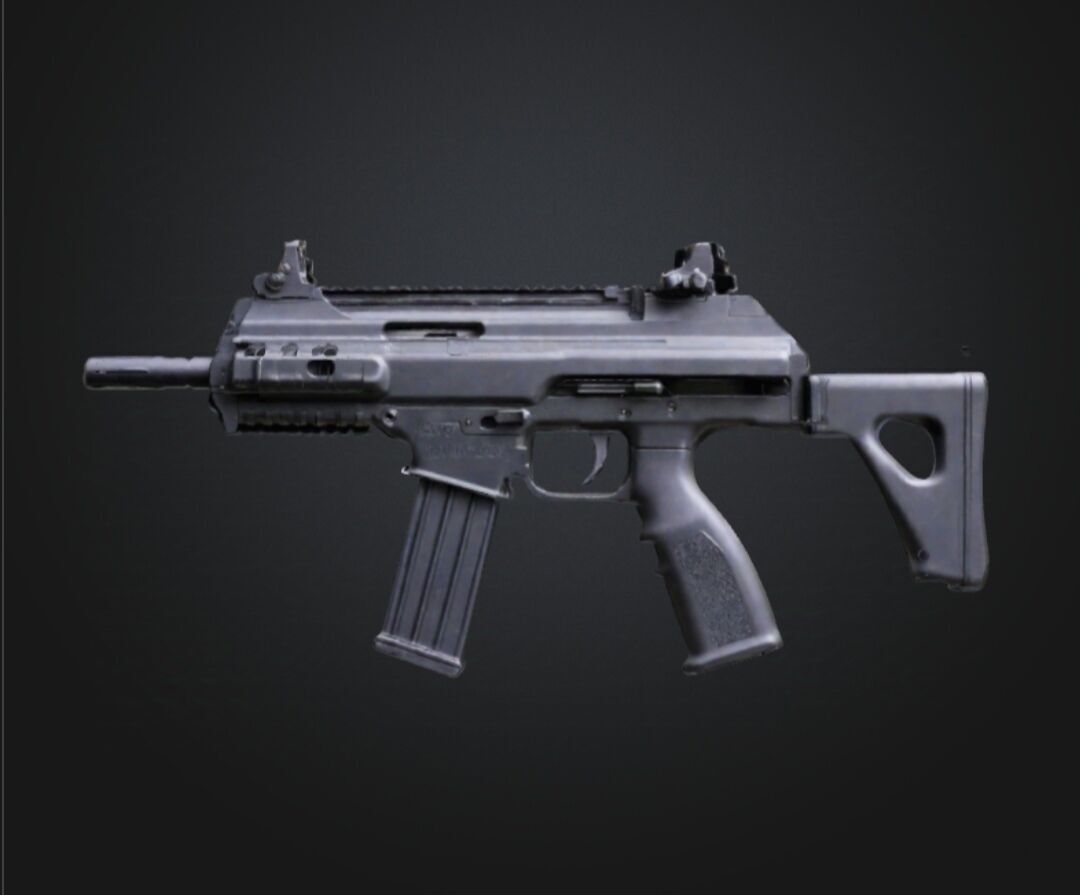 g36 assault rifle- game ready 3D model_1