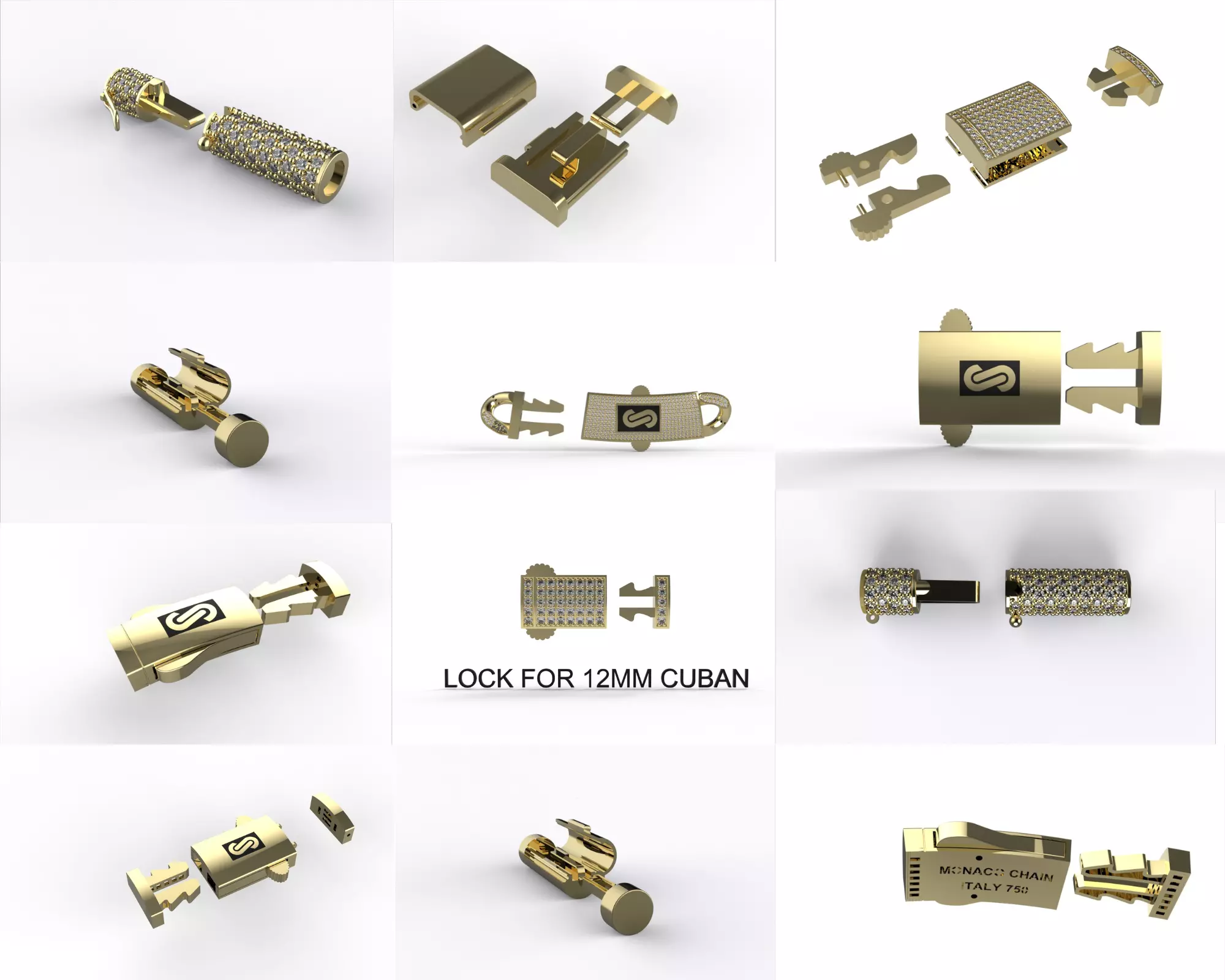 PREMIUM 22 BOX CLASP LOCK COLLECTION MULTISIZE  ALL TESTED _26
