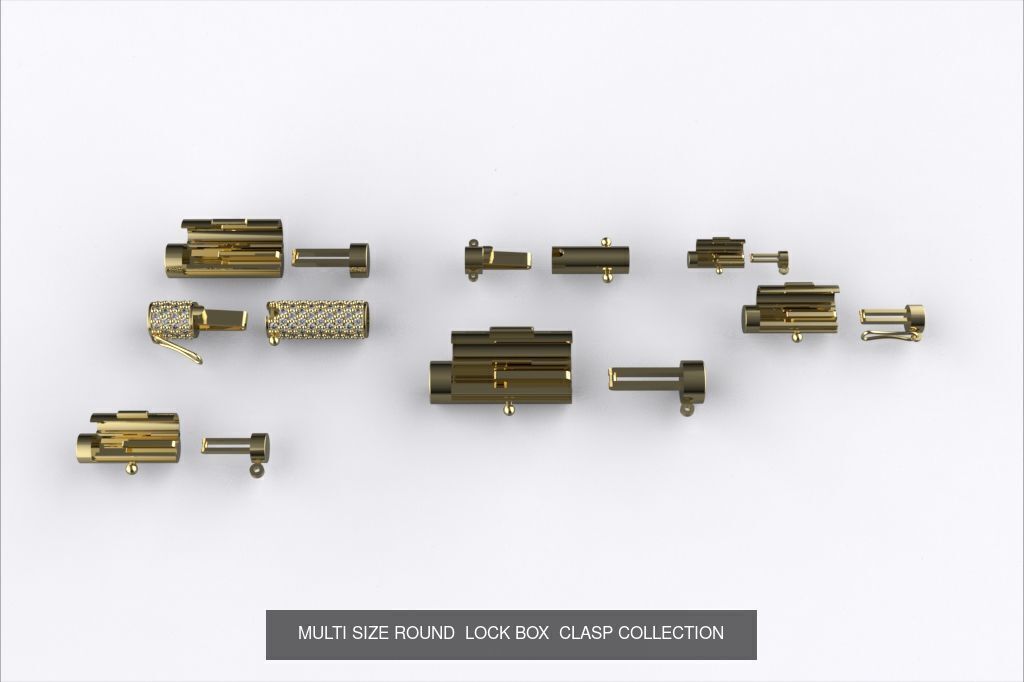 PREMIUM 22 BOX CLASP LOCK COLLECTION MULTISIZE  ALL TESTED _15