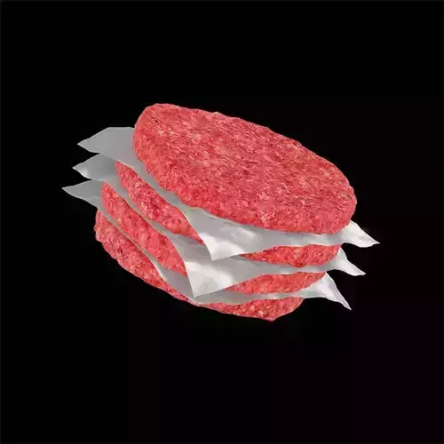 Beef Patties 2 3D model