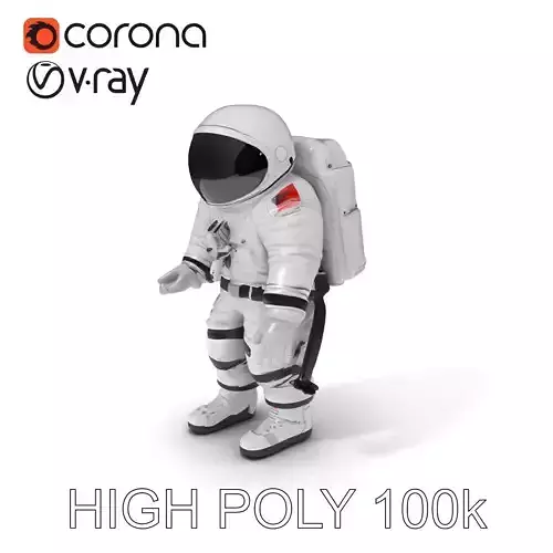 Astronaut Suit D Model Pack