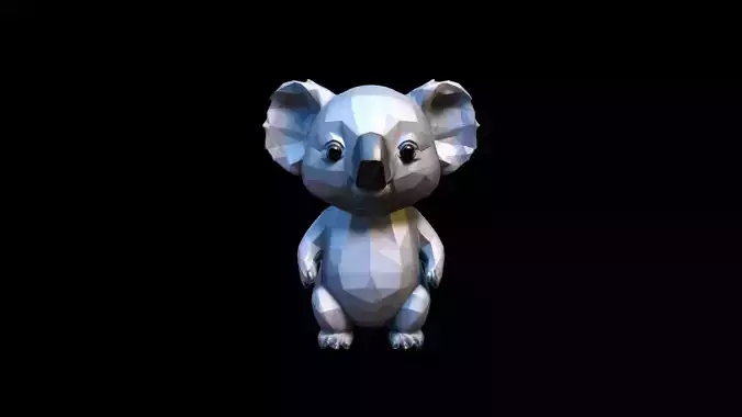 3d Render The Koala  Marsupial Animal To Australia