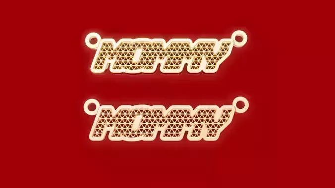 Mommy Lace Pendant 3D print model