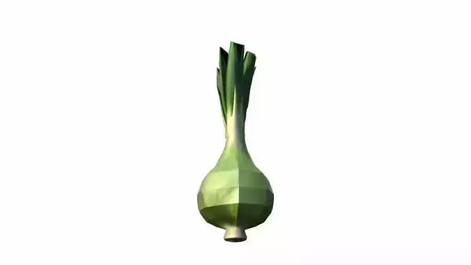 3d Render Organic Fresh Artistic Shot Of Three Leek