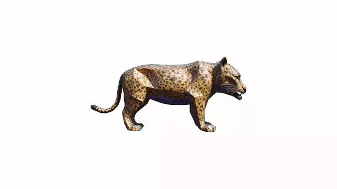 3d Render The Leopard Is A Sleek Powerful Big Cat 
