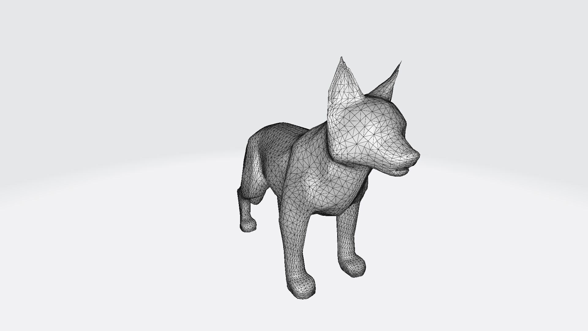 3d Render The Lynx Is A Medium-sized Wild Cat 3D model_7