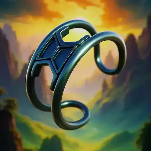 HexaCore Spiral Ring - Futuristic Jewelry 3D Print Model 57