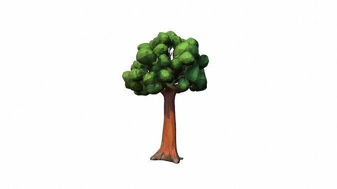 3d Render redwood tree collection 3D model