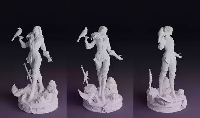 Yennefer - the witcher 3D print model