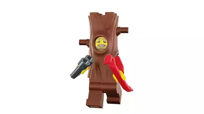 3D print minifigure - Tree Costume