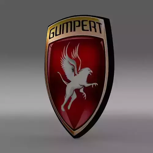 Gumpert Logo 3D model