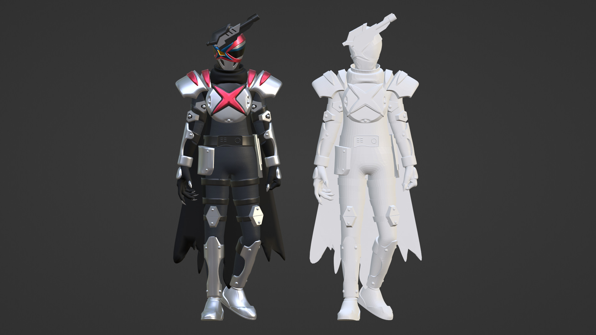 Ring Hunter Garyudo - No1 Sentai Gozyuger 3D model_17