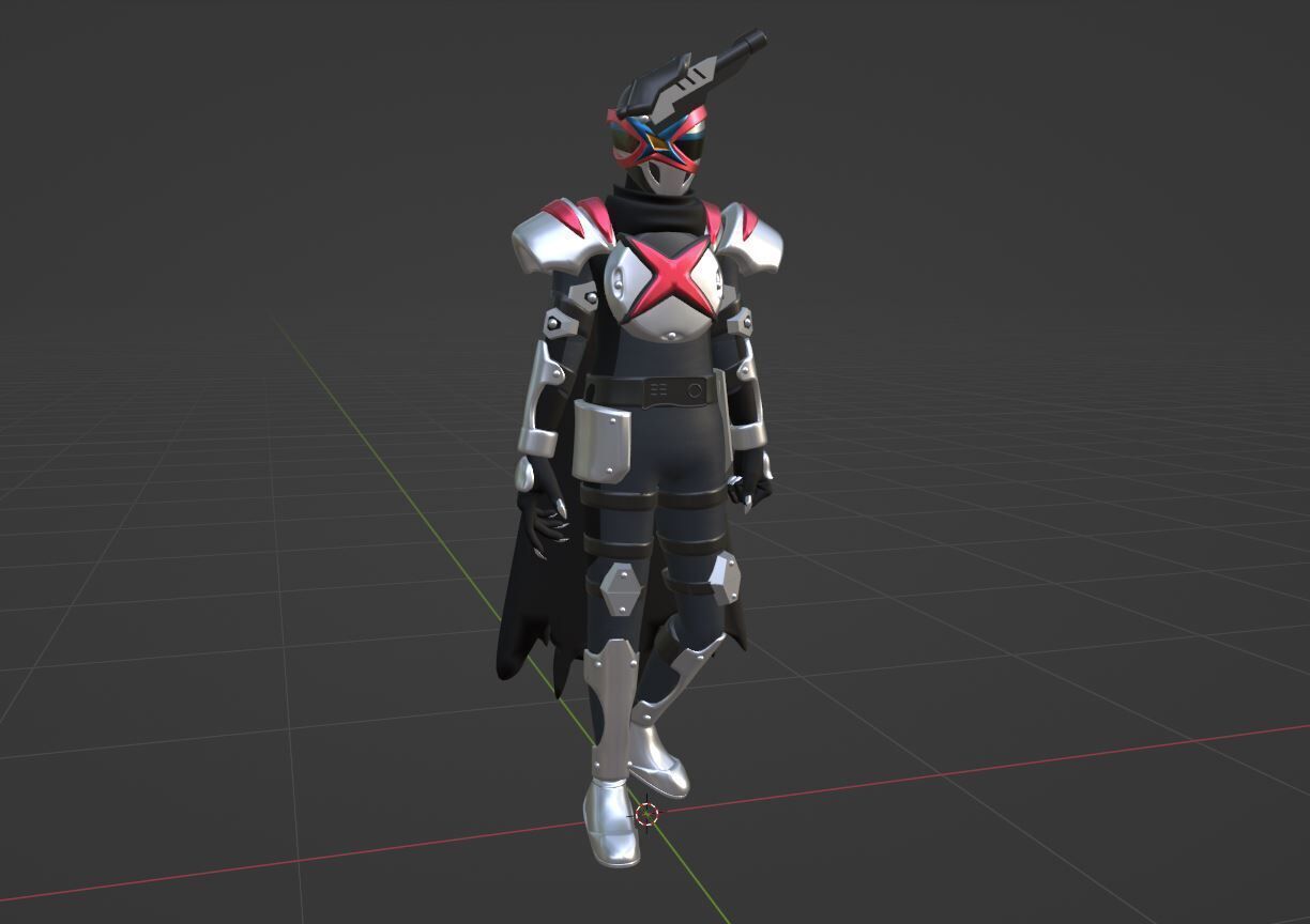 Ring Hunter Garyudo - No1 Sentai Gozyuger 3D model_5