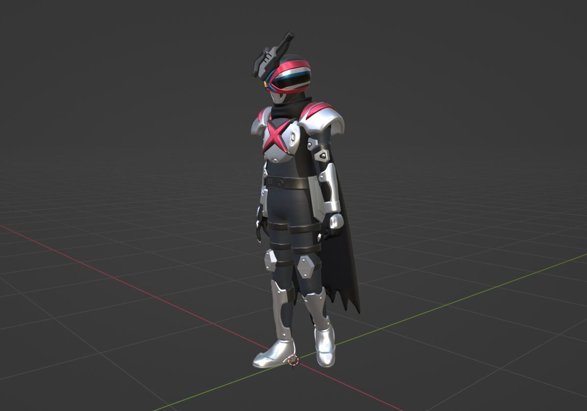 Ring Hunter Garyudo - No1 Sentai Gozyuger 3D model_6