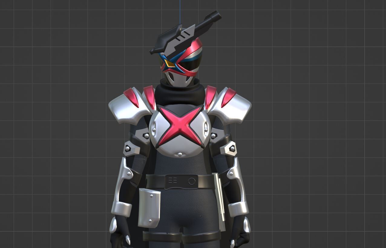 Ring Hunter Garyudo - No1 Sentai Gozyuger 3D model_9