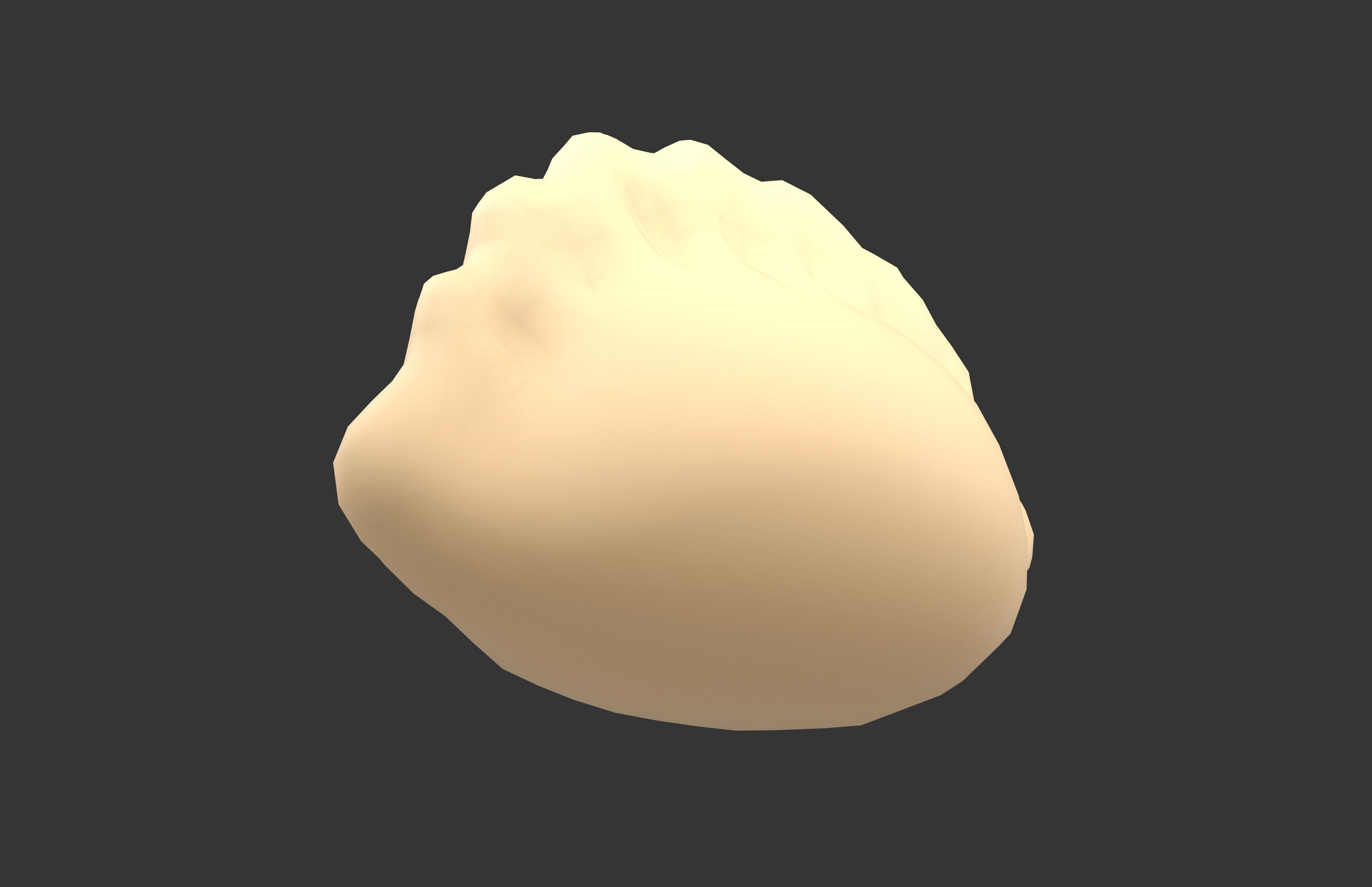 Dumpling v1 001 Low-poly 3D model_3
