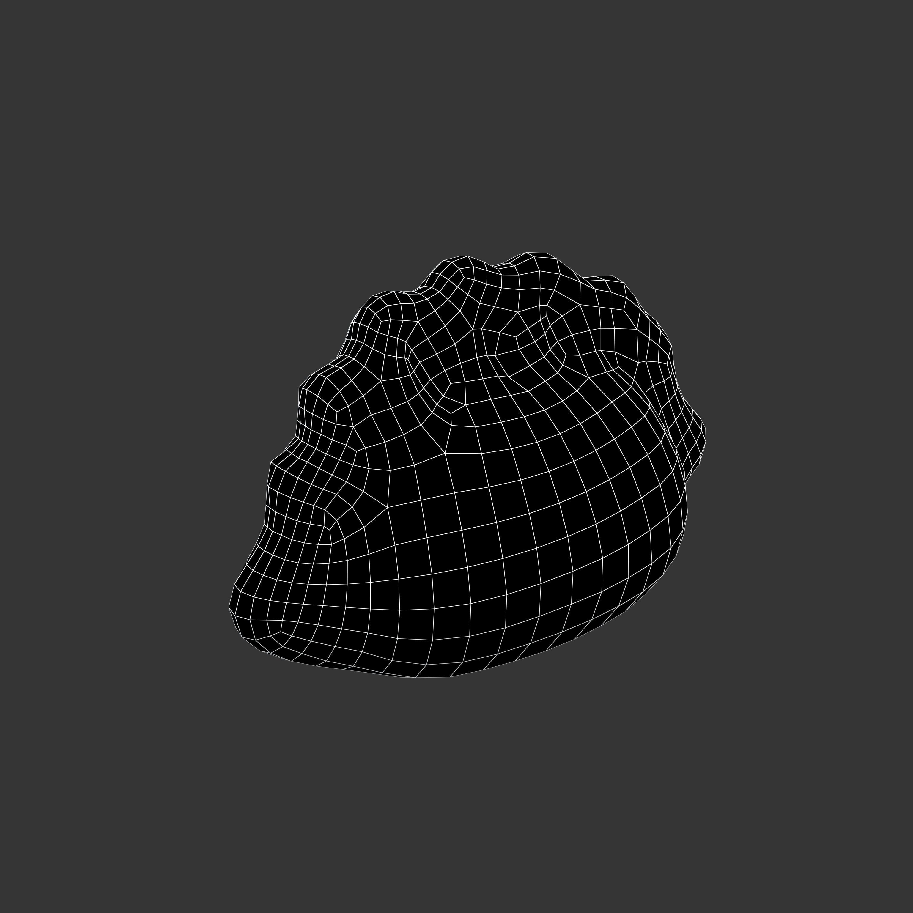 Dumpling v1 001 Low-poly 3D model_6